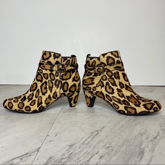 New! Sam Edelman Mandi Leopard Print Bootie 7.5M - Picture 6 of 13